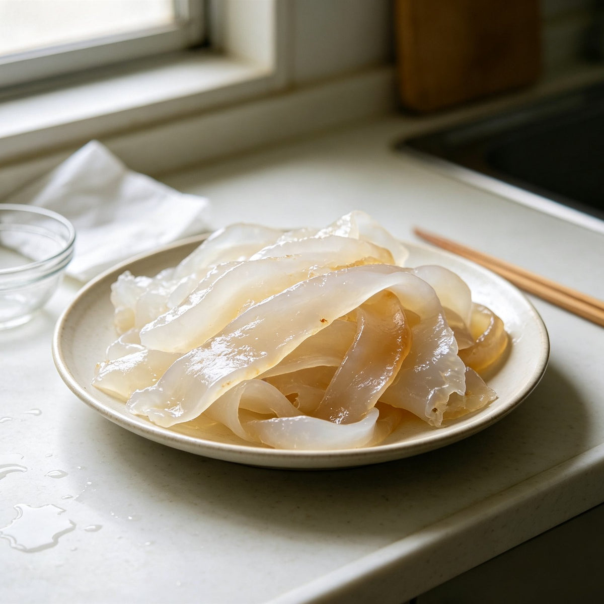 Fresh Jellyfish Slices Cold Dish